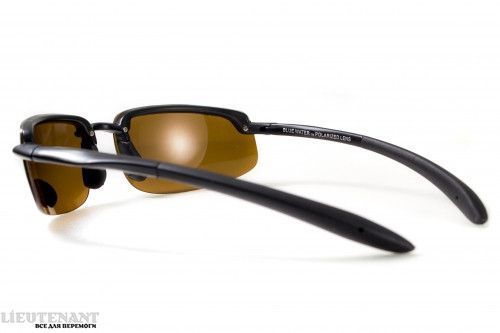 Окуляри поляризаційні BluWater Ty-Phoon polarized (brown), коричневий фото