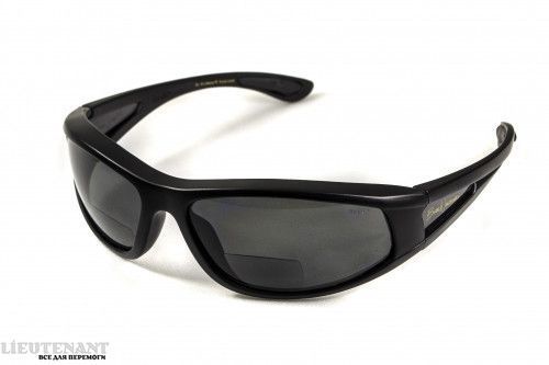 Окуляри біфокальні поляризаційні (захисні) BluWater Winkelman-2 polarized (+1.5 bifocal), (gray) чорні фото