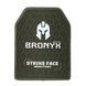 Комплект бронеплит Bronyx CAP6-L, 6 клас захисту, 6.5 кг, 26х33 см, хакі