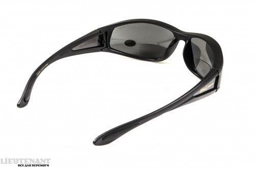 Окуляри біфокальні поляризаційні (захисні) BluWater Winkelman-2 polarized (+2.0 bifocal), (gray) чорні фото