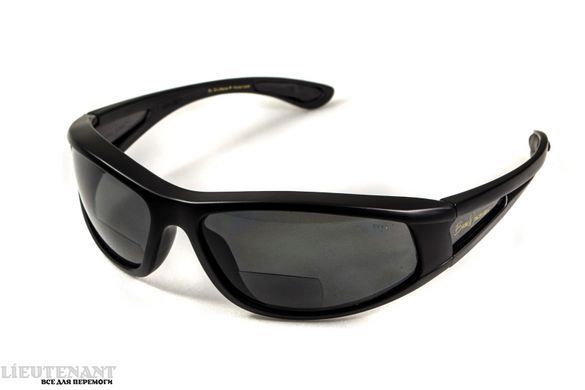 Окуляри біфокальні поляризаційні (захисні) BluWater Winkelman-2 polarized (+2.5 bifocal), (gray) чорні фото