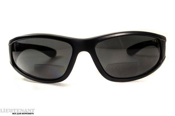 Окуляри біфокальні поляризаційні (захисні) BluWater Winkelman-2 polarized (+2.5 bifocal), (gray) чорні фото
