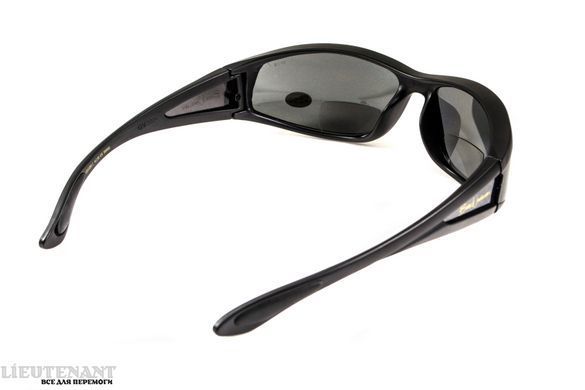 Окуляри біфокальні поляризаційні (захисні) BluWater Winkelman-2 polarized (+2.5 bifocal), (gray) чорні фото