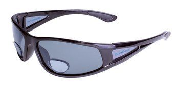 Бифокальные поляризационные очки BluWater Bifocal-3 (+3.0) Polarized (gray) серые фото