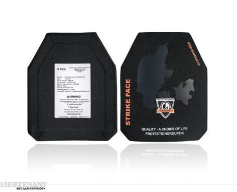 Керамические бронеплиты Berserker Protection Group Denmark B-Line (SAPI), NIJ IV, 25х30 см, вес 3.4 кг, Дания