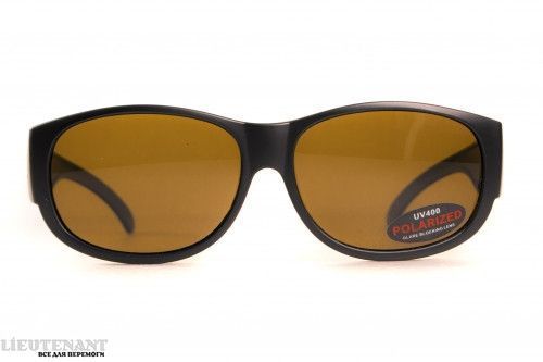 Окуляри поляризаційні BluWater OverBoard Polarized (brown) коричневі фото