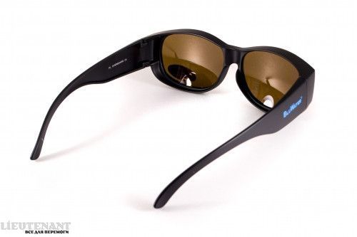 Окуляри поляризаційні BluWater OverBoard Polarized (brown) коричневі фото