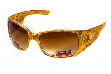 Очки защитные открытые Global Vision Tiger Jazz (gradient brown) коричневые с градиентом фото