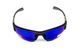 Поляризационные очки защитные Samson-3 Z87.1 Polarized (G-Tech&trade; blue) BluWater, зеркальные синие