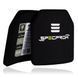 Комплект керамічних плит 6 класу захисту Specprom, 5.6 кг, 25х30 см, чорні