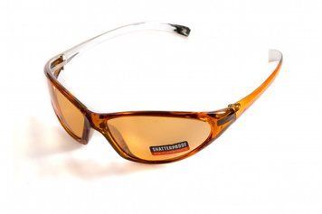 Очки защитные открытые Global Vision Lisa (orange) оранжевые фото