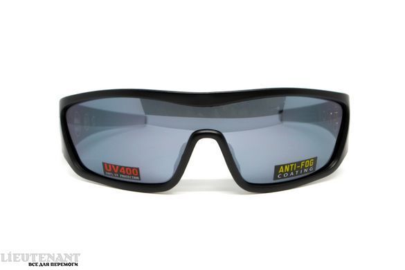 Окуляри захисні Global Vision Rivet (silver mirror) Anti-Fog, дзеркальні сірі фото