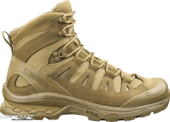 Тактичні черевики Salomon QUEST 4D Forces 2 Mid EN 7, розмір 40 (2/3), 25 см, койот