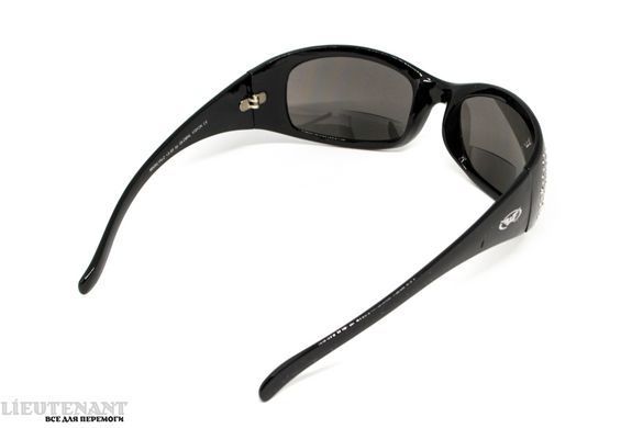 Біфокальні захисні окуляри Global Vision Marilyn-2 Bifocal (gray +2.5), сірі з діоптріями +2.5 фото