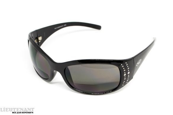 Біфокальні захисні окуляри Global Vision Marilyn-2 Bifocal (gray +2.5), сірі з діоптріями +2.5 фото