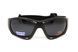 Нетонущие очки с поляризацией Hydro Polarized (dark gray) BluWater, Anti-Fog, черные линзы в черной оправе