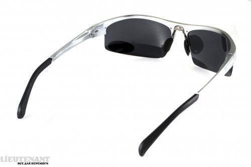 Очки поляризационные BluWater Alumination-5 Silver Polarized (gray) серые фото