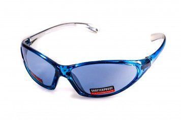 Окуляри захисні Global Vision Lisa (blue), блакитні в блакитній оправі фото