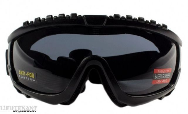 Баллистическая маска Ballistech-1 Global Vision, Anti-Fog, темная фото