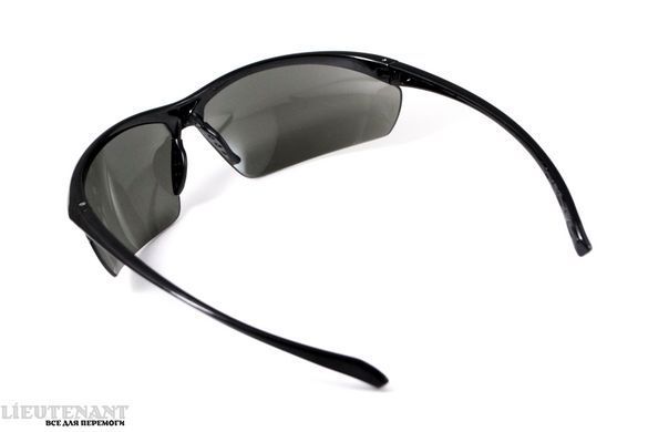Защитные очки Global Vision Lieutenant (flash mirror), зеркальные серые фото