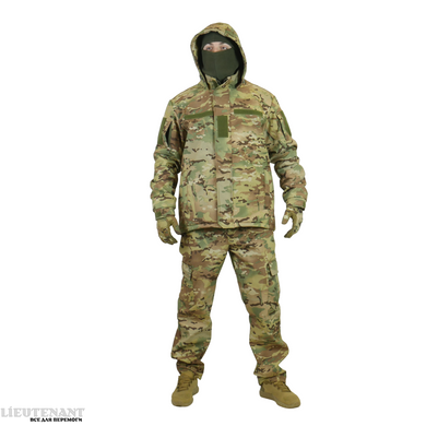 Демисезонный костюм для военного Softshell Kiborg, размер 48, multicam