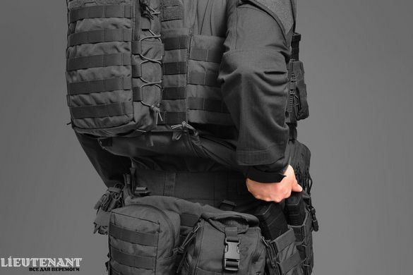 Підсумок-аптечка Horizontal Quick-Snap GIG military, чорний