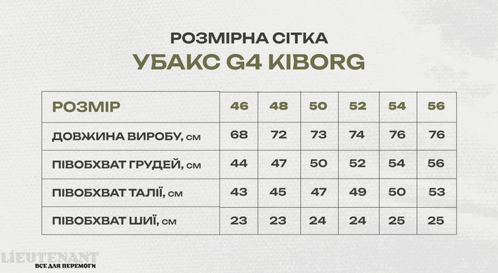 Убакс G4 Kiborg с коротким рукавом, размер 56, мультикам