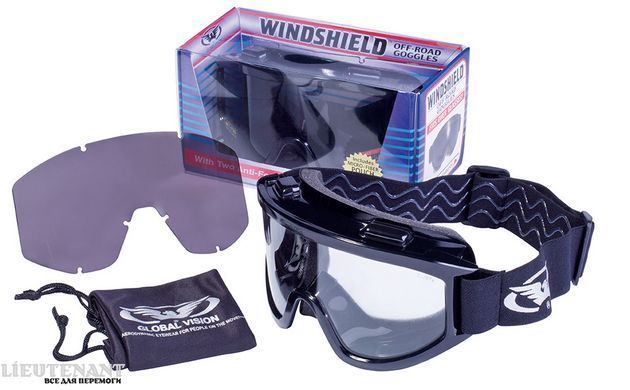 Захисні окуляри Wind-Shield KIT (змінні лінзи) Anti-Fog фото