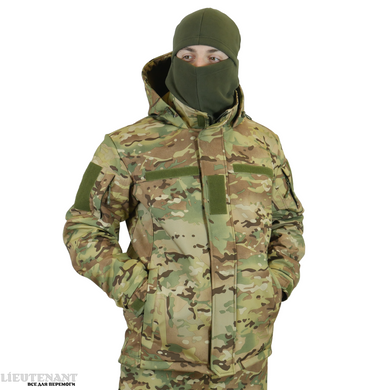 Військова демісезонна куртка Softshell Kiborg, розмір 54, multicam