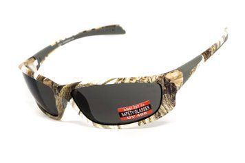 Очки защитные открытые Global Vision Hercules-5 White Camo (gray), серые в камуфлированной оправе фото