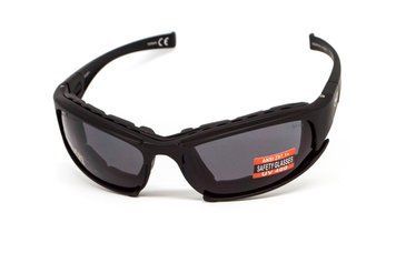 Очки защитные с уплотнителем Assault Global Vision Anti-Fog, серые фото
