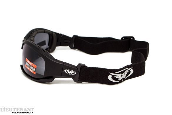 Очки защитные с уплотнителем Assault Global Vision Anti-Fog, серые фото