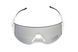 Защитные очки с монолинзой Astro White (G-Tech&trade; silver) Global Vision, зеркальные серые в белой оправе (с возможностью установки диоптрической вставки)