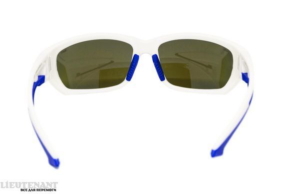 Защитные очки с поляризацией BluWater Seaside White Polarized (G-Tech&trade; blue), синие зеркальные фото