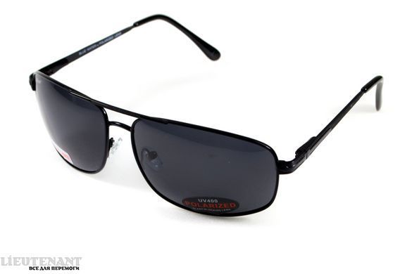 Очки поляризационные Navigator-2 Polarized BluWater в металлической оправе, темные фото