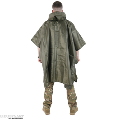 Водонепроникне пончо-дощовик Kiborg Waterproof, хакі