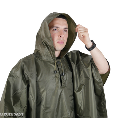 Водонепроникне пончо-дощовик Kiborg Waterproof, хакі