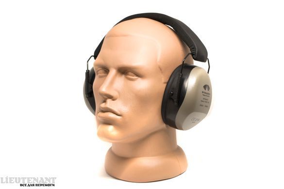 Пассивные защитные наушники Pyramex PM8010 (защита SNR 30 dB, NRR 26 dB), бежево-серые