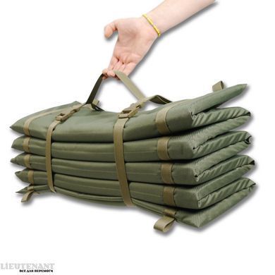 Каремат складаний Kiborg К-2 (20мм+стропа), олива